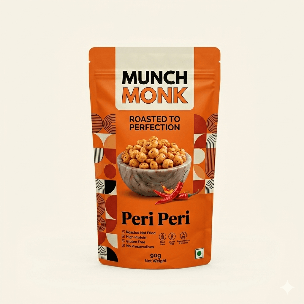 Peri Peri Flavoured Makhana Lotus Seeds